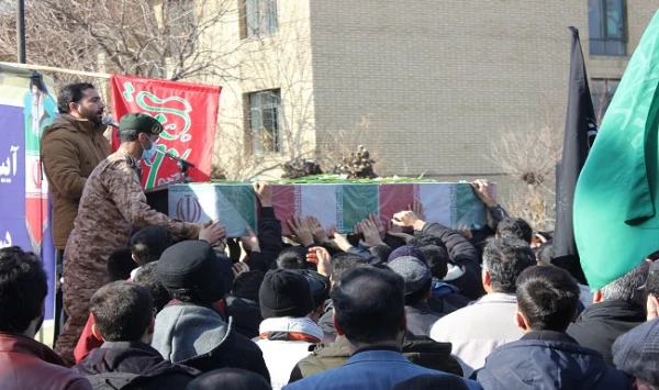 روایت تصویری از مراسم استقبال، تشییع و تدفین شهید گمنام در دانشگاه فرهنگیان همدان 44