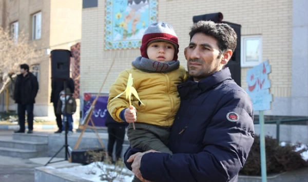 روایت تصویری از مراسم استقبال، تشییع و تدفین شهید گمنام در دانشگاه فرهنگیان همدان 45