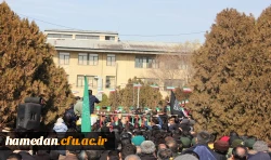روایت تصویری از مراسم استقبال، تشییع و تدفین شهید گمنام در دانشگاه فرهنگیان همدان 46