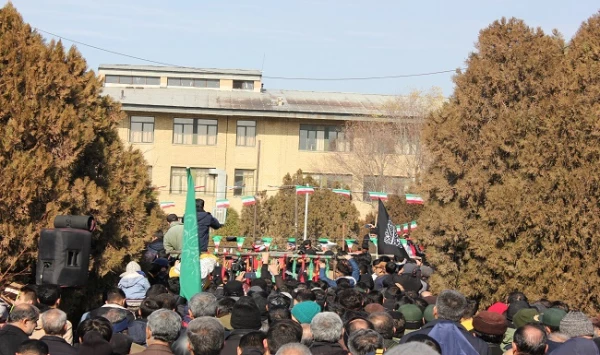 روایت تصویری از مراسم استقبال، تشییع و تدفین شهید گمنام در دانشگاه فرهنگیان همدان 46