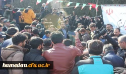 روایت تصویری از مراسم استقبال، تشییع و تدفین شهید گمنام در دانشگاه فرهنگیان همدان 48