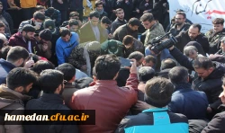 روایت تصویری از مراسم استقبال، تشییع و تدفین شهید گمنام در دانشگاه فرهنگیان همدان 49