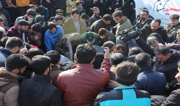 روایت تصویری از مراسم استقبال، تشییع و تدفین شهید گمنام در دانشگاه فرهنگیان همدان 49