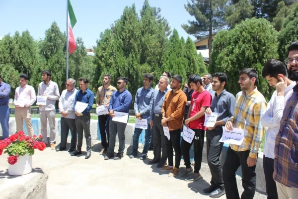 موج اعتراض و درخواست مجموعه بزرگ دانشگاه فرهنگیان همدان جهت برخورد با عاملان این حرکت شنیع 3