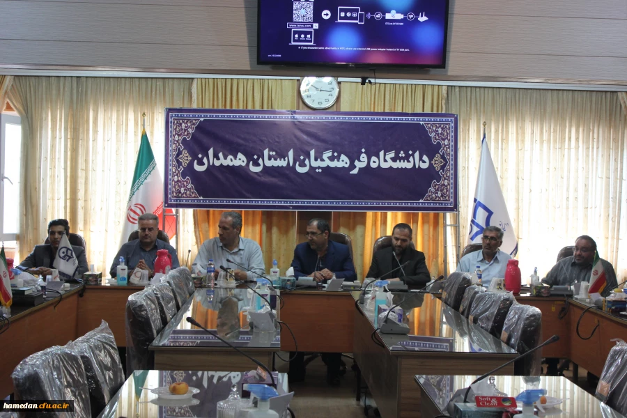 مراسم تکریم و معرفی مسئول بسیج دانشجویی پردیس های دانشگاه فرهنگیان همدان 2