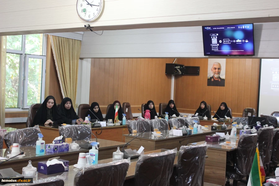 مراسم تکریم و معرفی مسئول بسیج دانشجویی پردیس های دانشگاه فرهنگیان همدان 4