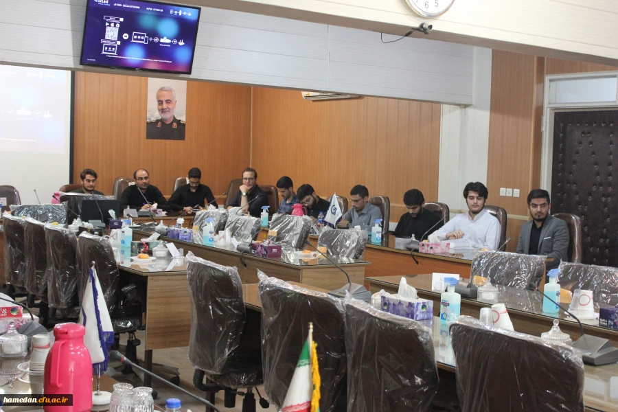 مراسم تکریم و معرفی مسئول بسیج دانشجویی پردیس های دانشگاه فرهنگیان همدان 6