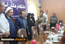 مراسم تکریم و معرفی مسئول بسیج دانشجویی پردیس های دانشگاه فرهنگیان همدان 13