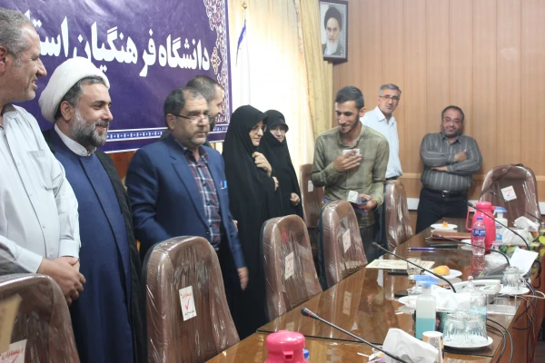 مراسم تکریم و معرفی مسئول بسیج دانشجویی پردیس های دانشگاه فرهنگیان همدان 13