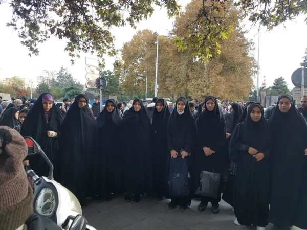 حضور گسترده مجموعه دانشگاه فرهنگیان همدان در راهپیمایی حمایت از مردم مظلوم فلسطین 2