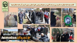 کاشت چند اصله نهال در محوطه پردیس های استان 2