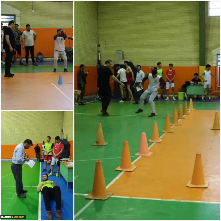 برگزاری مسابقات جشنواره ورزشهای همگانی در پردیس شهید مقصودی همدان 6