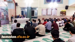 جلسه پرسش و پاسخ دانشجویی با حضور مسئولان در نمازخانه پردیس 6