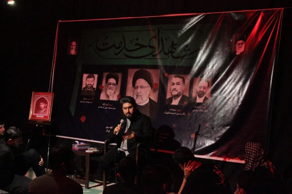 مراسم سوگواری دانشجو معلمان پردیس شهید مقصودی همدان 2