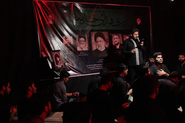 مراسم سوگواری دانشجو معلمان پردیس شهید مقصودی همدان 3