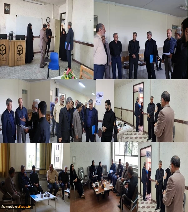 بازدید رئیس اداره آموزش های بلند مدت و ادامه تحصیل فرهنگیان وزارت آموزش و پرورش از حوزه های ارزیابی 