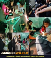 انجام فعالیت های فرهنگی توسط دانشجو معلمان پردیس شهید باهنر همدان در مسیر پیاده روی اربعین