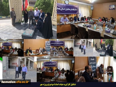 تشکیل کارگروه هیات امنای دانشگاه فرهنگیان استان همدان با موضوع پروژه مهر