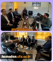 جلسه مشتر  ک شبکه معلمان همدان با رئیس بنیاد نخبگان استان 2