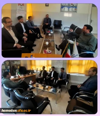 جلسه مشتر  ک شبکه معلمان همدان با رئیس بنیاد نخبگان استان