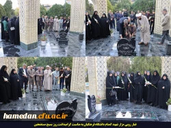 غبار روبی از مزار شهید گمنام دانشگاه فرهنگیان به مناسبت گرامیداشت روز بسیج مستضعفین 2