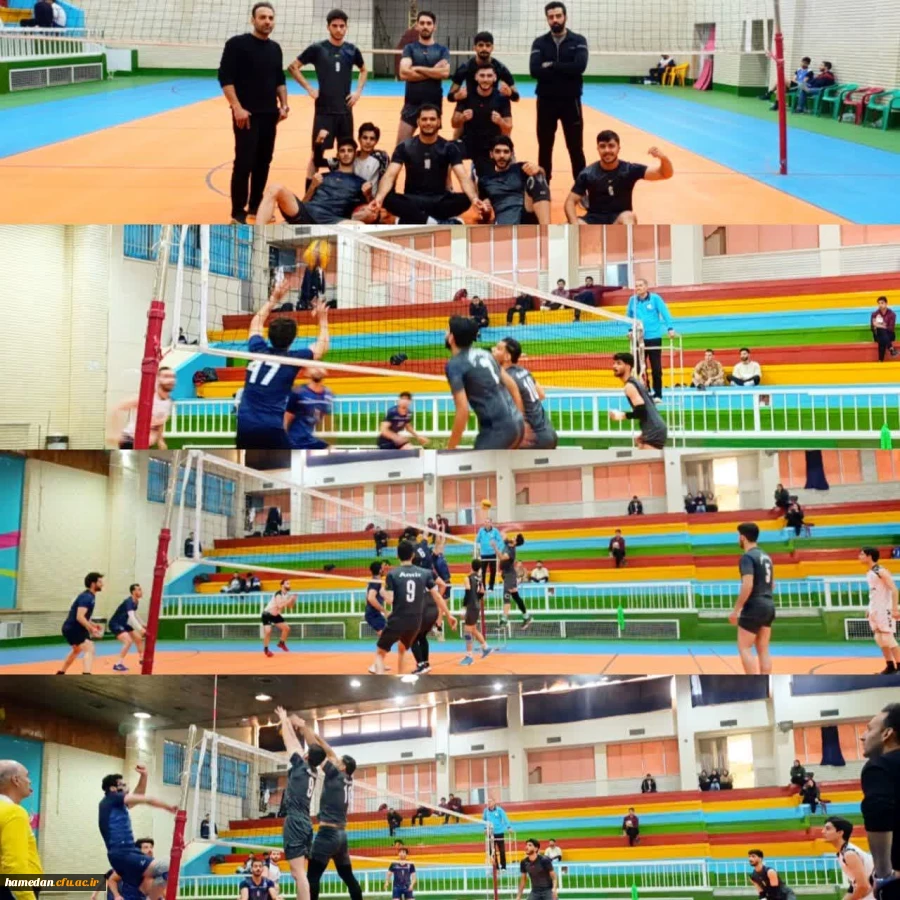 طعم شیرین قهرمانی به کام والیبالیست های پردیس شهید مقصودی همدان 2