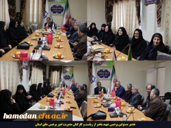 تقدیر مسئولین پردیس شهید باهنر از ریاست و کارکنان مدیریت امور پردیس های استان 2