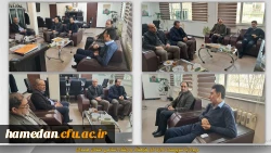 دیدار با سرپرست اداره کل فرهنگ و ارشاد اسلامی استان همدان 2