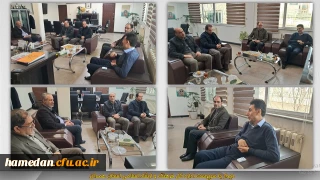 دیدار با سرپرست اداره کل فرهنگ و ارشاد اسلامی استان همدان