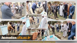 غرس چند اصله نهال در محوطه پردیس های استان 2