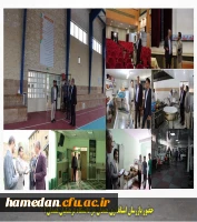 بازدید بازرسان استانداری از دانشگاه فرهنگیان همدان 1