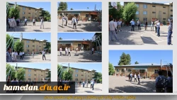 برگزاری رقابت پرتاب توپ بسکتبال کارکنان پردیس شهید مقصودی  2