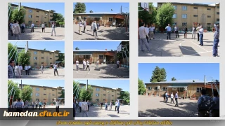 برگزاری رقابت پرتاب توپ بسکتبال کارکنان پردیس شهید مقصودی 