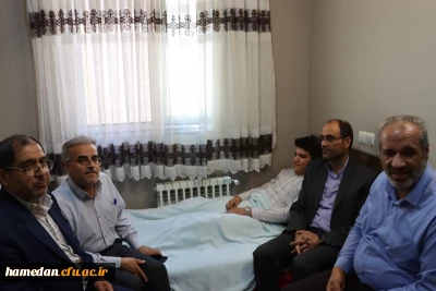 در پی حملات دد منشانه رژیم صهیونستی اتفاق افتاد:

عیادت از دانشجوی جانباز دانشگاه فرهنگیان همدان