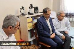 عیادت از دانشجوی جانباز دانشگاه فرهنگیان همدان 4