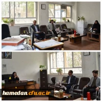 دیدار اعضای شورای مرکزی شبکه معلمان استان با سرپرست پردیس شهید باهنر همدان 2