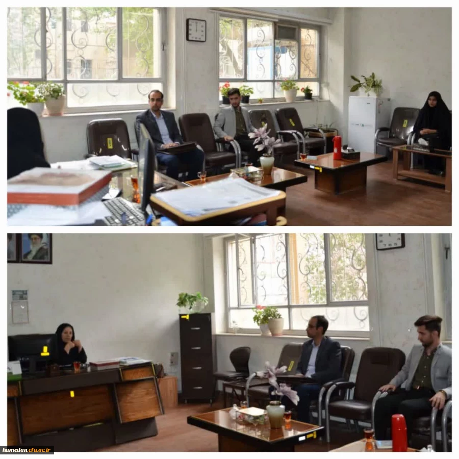 دیدار اعضای شورای مرکزی شبکه معلمان استان با سرپرست پردیس شهید باهنر همدان 2