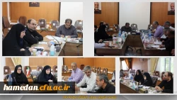 نشست شورای عمرانی دانشگاه فرهنگیان همدان بر گزار گردید 2