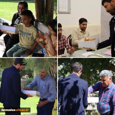 پذیرایی از نو دانشجو معلمان و همراهان