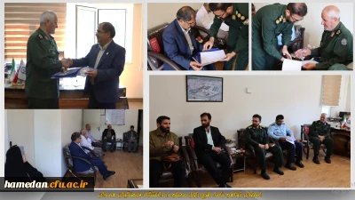 با حضور مدیرکل حفظ آثار و نشر ارزش های دفاع مقدس اتفاق افتاد:

امضای تفاهم نامه طرح معلم روایتگر در دانشگاه فرهنگیان همدان