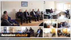 بازدید ناظرین استانی وزارت علوم از دانشگاه فرهنگیان همدان 2