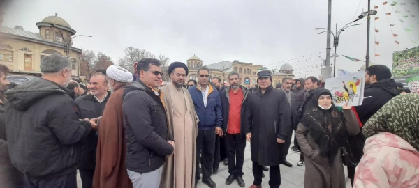 حضور اساتید، کارکنان و دانشجویان دانشگاه فرهنگیان همدان در مراسم یوم الله 22 بهمن 2