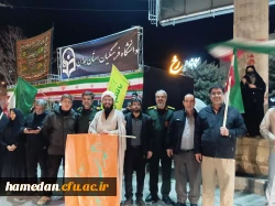 حضور فرمانده سپاه انصار الحسین استان در موکب دانشگاه فرهنگیان همدان 2