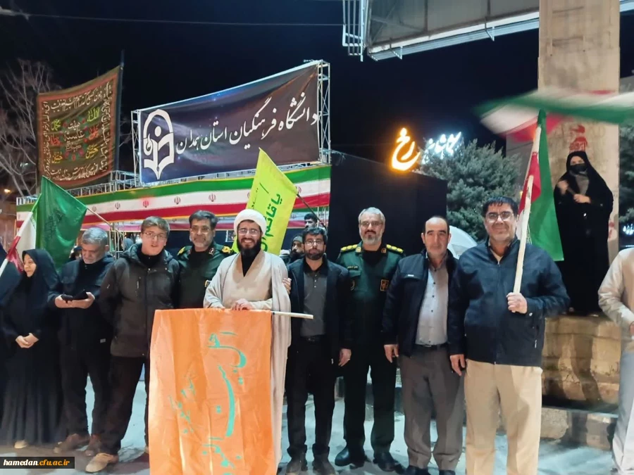 حضور فرمانده سپاه انصار الحسین استان در موکب دانشگاه فرهنگیان همدان 2
