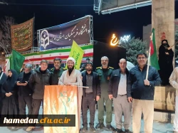 حضور فرمانده سپاه انصار الحسین استان در موکب دانشگاه فرهنگیان همدان 3
