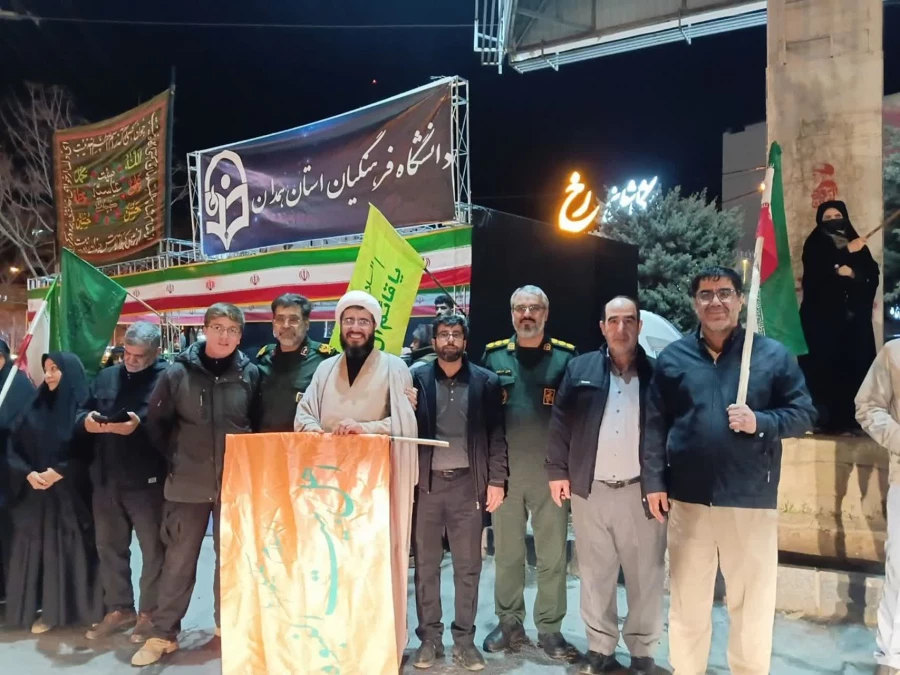 حضور فرمانده سپاه انصار الحسین استان در موکب دانشگاه فرهنگیان همدان 3